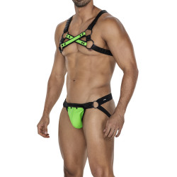 CUT4MEN Harnais 4Way Noir-Vert